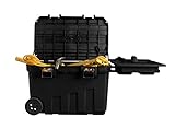 Stanley Werkzeugbox (76,8 x 49 x 47,6 cm, mobile Box für Werkzeuge, hohes Volumen von 90l, Werkzeugaufbewahrung mit Metallverschlüssen, herausnehmbare Ablage) 1-92-978