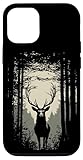 Hülle für iPhone 12/12 Pro Hirsch im Wald Natur Buck Wildtierliebhaber Wandern Jag