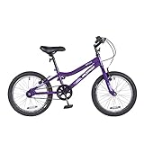 Wildtrak - 18 Zoll Fahrrad für Kinder, Alter 6-8 Jahre, verstellbare Bremsen - Lila
