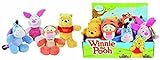 Winnie the Pooh, komplettes Set – Ferkel, I-Aah, Pooh und Tigger, 20 cm