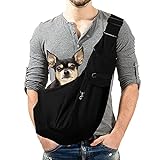 Lyneun Hundetragetasche Haustier Verstellbare Umhängetasche Transporttasche für Haustiere,Atmungsaktive Transporttasche für Katzen und HundeGeeignet für Spaziergang Aktivitäten im Freien und Ausflüge