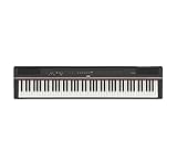 Yamaha P-121B Digital Piano, schwarz – Kompaktes, elektronisches Klavier mit 73 anschlagdynamischen Tasten – Kompatibel mit kostenloser App Smart Pianist