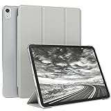 EAZY CASE Smartcase Tablet Hülle kompatibel mit iPad Air 4 mit Standfunktion, Schutzhülle mit Sleep und Wake Funktion, Tablet Case, Tablet Klapphülle aus PU Leder, Taupe