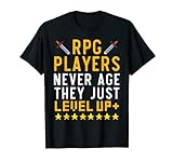 RPG Game Geek Gaming Videospiel-Spieler Konsolenspieler T-Shirt