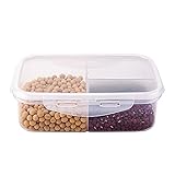 MIGUOR 2 er Set Frischhaltedosen mit Deckel, Vorratsbehälter für Lebensmittel, Lunchbox ohne BPA, geeignet Mikrowellengeschirr, Kühlschrank und Geschirrspüler