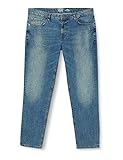 Izod Herren Light DSTR Slim Denim Straight Jeans, Blau (Waterfall 902), W32/L34 (Herstellergröße: 3432)