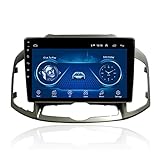 HGKHJ Bluetooth WiFi-Anschluss Auto Multimedia-Player GPS-Navigationssystem für iPhone und Android-Telefon, 9-Zoll-Screen-Autoradio-Video-Player für Chevrolet Captiva 2011-2017