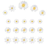 Niaciswe Aufbügler Blumen 45 Stück Blumen Applikationen Patches Bügelflicken Kein Aufnäher Patches Erwachsene Flicken zum Aufbügeln Aufnäher Bügelbilder Bestickte Dekorative Reparatur Patches