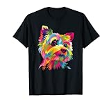 Pop Art Yorkshire Terrier Liebhaber Hund Yorkie T-Shirt