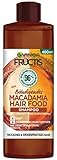Garnier Shampoo, Bändigende Macadamia, vegane Formel, für trockenes, widerspenstiges Haar, Hair Food, Fructis, 400 ml