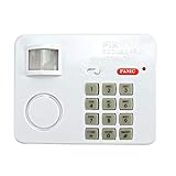 Hausalarm mit Bewegungsmelder | Alarmanlage Batterie mit Zahlencode | Idealer Einbruchsschutz | 100 dB Lautstärke | Home Secure Keypad Alarm