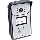 GEV WiFi-Smart iOS Video Türsprechanlage CSS 9875, 230 V, schwarz Silber
