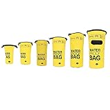 DonDon wasserdichter Outdoor Dry Bag Beutel Sack Trockentasche Trockenbeutel mit Riemen gelb 5 Liter
