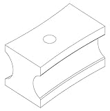Gleitschuh 1 1/2' W (Ø38,1) x 2' W (Ø50,8) für BM 60 A Zubehör für Rohrbieger 06-6752 BERNARDO
