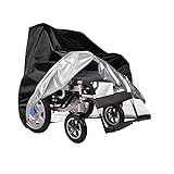 Wasserdichte Abdeckung für Rollstuhl, Indoor und Outdoor Manuelle elektrische Rollstuhlabdeckung Staubdicht, Outdoor-Regenschutz Einfach zu bedienen und aufzubewahren ( Color : B(115*75*130) )