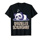 Offizielles Schlafshirt Pyjama Nachthemd Panda Bär Geschenk T-Shirt