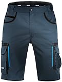 Uvex Tune-Up Arbeitshosen Männer Kurz - Shorts für die Arbeit - Dunkelblau - Gr 32W/Etikettengröße- 48