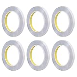 ViaGasaFamido Acryl -doppelseitiges Klebeband, 20 Rollen Acryl -doppelseitiges Klebeband, 0,1 Mm T X 10 Mm W X 5 M L, Acryl -doppelseitiges Klebeband mit, Montageklebeb