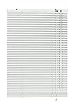 Deco Company Alu-Jalousie ohne Bohren, Zum Klemmen, Inkl. Klemmträgern, Sichtschutz, Lichtschutz, Blendschutz, Aluminium-Jalousie, Weiß, 40 x 130 cm