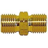 BRUNNER Gasschlauch Verbinder Gas Connector 1/4' L Gewinde Verbindung Link