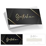 25 Blanko Gutscheine zum Selber Ausfüllen | Geschenkgutscheine für Kunden Gutscheine Vorlagen Gutscheinkarten für Nagelstudio Friseur Kosmetik Massage Fußpfleg
