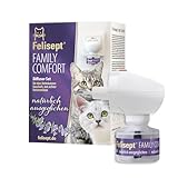 Felisept Family Comfort Starter-Set im Mehrkatzenhaushalt (Verdampfer + Flakon 45ml) - Beruhigungsmittel für Katzen - Katzen Beruhigungsmittel natürliche Katzenminze - Entspannungsmittel fü
