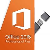 MS Office Professional Plus 2016 + Aktivierungsschlüssel 32/64 Bit für 1 PC mit USB-Stick Deutsche Vollversion