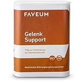 Faveum Gelenk Support - Gelenkkapseln hochdosiert mit Boswelia Weihrauch, Kurkuma Extrakt, Schwarzem Pfeffer - Nahrungsergänzung vegan - 60 Kapseln