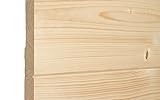 Gartenwelt Riegelsberger Fasebretter 18,5x146 mm aus Fichtenholz Länge 100 cm Nut und Feder Profilholz Fassadenprofil Profilbretter Fichte natur naturbelassen gehobelt getrocknet Nadelholz
