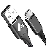 USB C Kabel,Ladekabel USB C 2M Nylon 3A Schnellladekabel Typ C Ladekabel für Samsung Galaxy S21 S20 FE S10 S9 S8 Plus A50 A51 A41 A40 A71 A70 A21s A20e A12 M21,Huawei P10 P20 P30 Lite Pro,Redmi Note 8