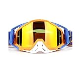 QIFFIY Skibrille Motorradbrille Outdoor Radfahren MX ATV Motocross Helm Brille Ski Off-Road Racing Reitbrille Dirt Bike Gear Goggles (Farbe : 1)