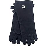 WMF BBQ Grillhandschuhe 1 Paar, Leder, hitzebeständige Handschuhe, Ofenhandschuhe extra lang, praktische Größe (10/XL)