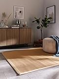 benuta Sisal Naturfaser Teppich SANA Beige 150 x 150 cm - Robuster Teppich für Esszimmer & Wohnzimmer - 100% Sisal Naturfaser - Zeitloses Desig
