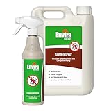 Envira Spinnen-Spray - Anti-Spinnen-Mittel Mit Langzeitwirkung - Geruchlos & Auf Wasserbasis - 500 ml + 2 Liter