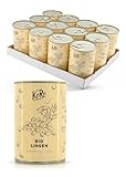 KoRo - Bio Linsen in der Dose 12 x 240 g - Verzehrfertig - Ideal für Linsensuppe und Eintopf - Veg