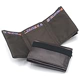 GUGGIARI Slim Wallet mit RFID Schutz für Kreditkarten - schlankes Portemonnaie für Herren aus PU Leder - Geldbeutel - Brieftasche mit Schlüsselbund - Kartenetui Herren Geldbörse (Brown)
