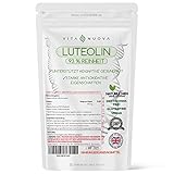 Luteolin – 60 x 100mg Kapseln – Vegan – Ohne Zusätze – GMP-Qualitätssicherung (60 Kapseln - Beutel)