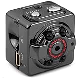HuntGold tragbare Mini DV-Kamera, kompakt HD, 1080P, Bewegungsmelder, Infrarot-Nachtsicht, Audioaufnahme, Auto-Camcorder, Sportkamera