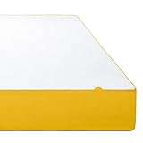 Eve Matratze, Memory-Form, Weiß und Gelb, Weiß/Gelb, 90 x 190 cm