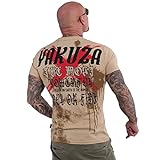Yakuza Herren Soul On Fire T-Shirt, Warm Sand, L