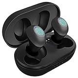 Kabellose Ohrhörer - Bluetooth Ohrhörer mit Mikrofon: IPX5 Wasserdicht Touch Control In Ear Kopfhörer mit USB C HI-FI Stereo Crystal Clear Anrufe Mini Headsets für iPhone Android und Samsung