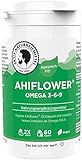 AKTIV NATURHEILMITTEL Ahiflower® Omega 3-6-9 Kapseln | 60 Kapseln | Vegan | Frei von Fisch & besser als Leinsamen