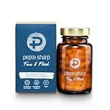 peplement peple sharp Veganes Omega-3 Nahrungsergänzungsmittel mit Algenöl, Vitaminen und Mineralstoffen 60 Kapseln