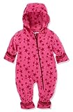 Playshoes Baby-Unisex Fleece-Overall Sterne Schneeanzug, Rosa (Pink 18), 86