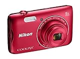 Nikon Coolpix A300 Digitalkamera, kompakt, 20.1 MP, 8 x Weitwinkel, VR, HD-Filme, Bluetooth, WLAN,