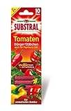 Substral Dünger-Stäbchen für Tomaten, Chili, Peperoni, Gurken, Zucchini und Paprika, etc., mit Langzeitwirkung, 10 St.