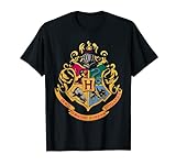 Harry Potter Hogwarts Crest Gold T-Shirt