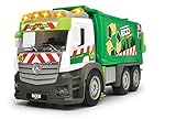 Dickie Toys – Action Truck Müllauto – Müllwagen inkl. Mülltonne, mit Sound und Warnlicht, Be- und Entladefunktion, Müllabfuhr für Kinder ab 3 Jahren