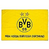 Borussia Dortmund BVB-Balkonfahne, 150x100cm