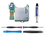 ElecGear Spiel Kartenleser Ersatz für Switch HAC-001, Spielkarten-Adaptersteckplatz PCB-Modul mit 3,5-mm-Kopfhörer-Audiobuchse, Reparaturteil-Werkzeug